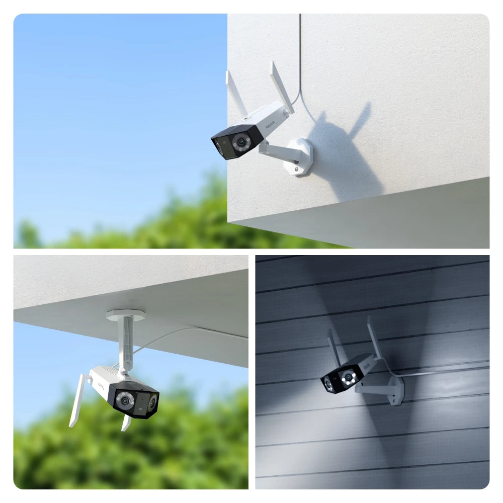 Reolink Duo Series WiFi 8K 16MP Dual Lens Outdoor Security Camera CCTV IP Camera Smart Detection Home Video Security Protection