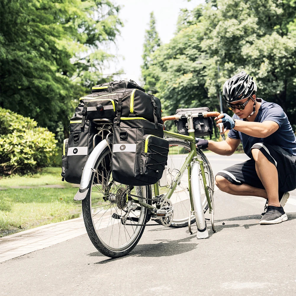 Rhinowalk 3 in 1 Bike Pannier Bag for Mountain Cycling