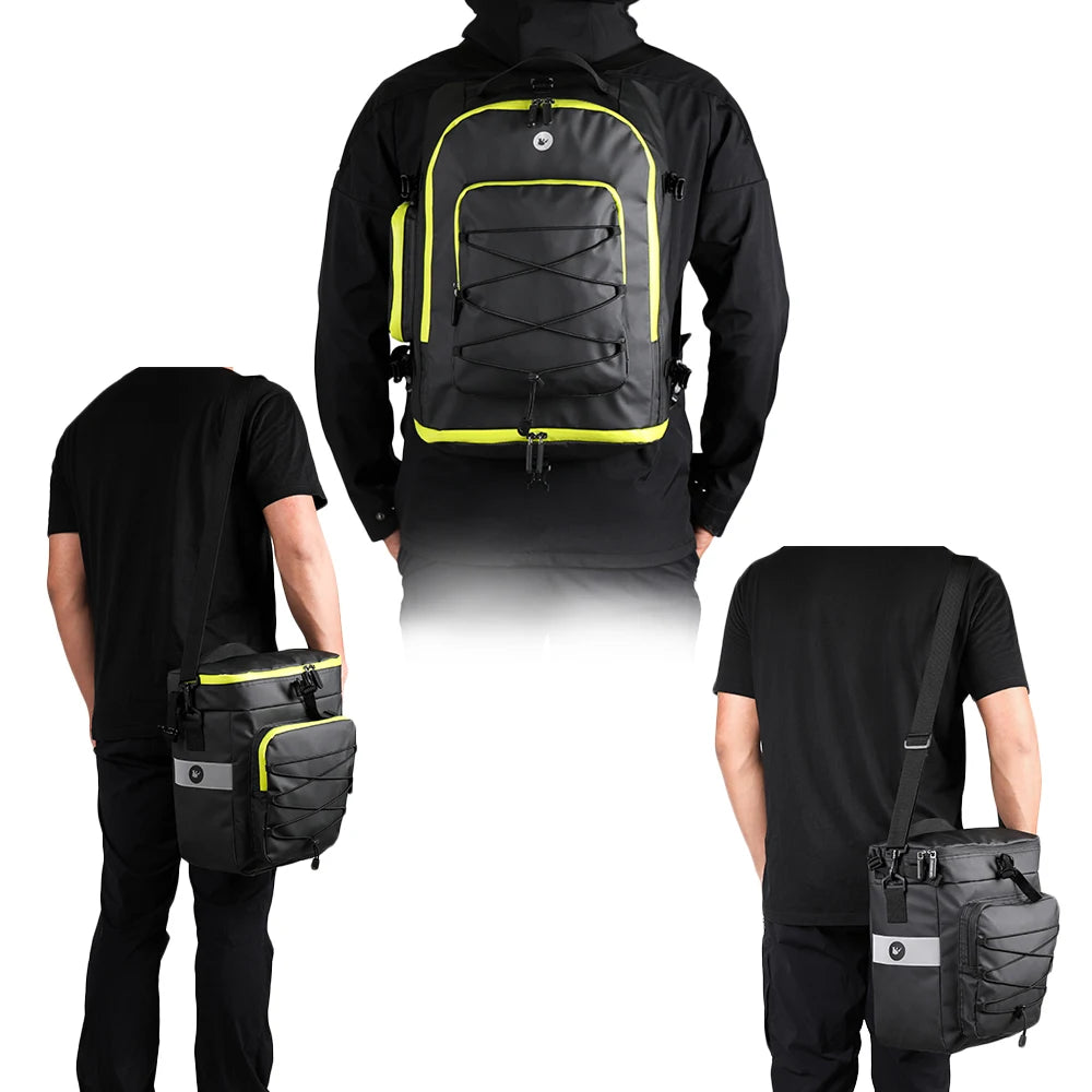Rhinowalk 3 in 1 Bike Pannier Bag for Mountain Cycling