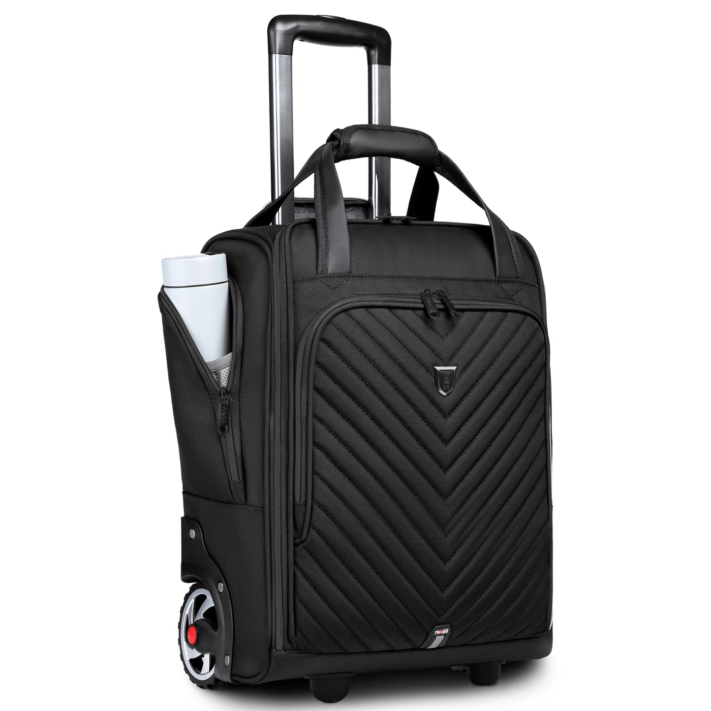 RUCYENCN Laptop Bag Trolley Underseat Rolling Luggage