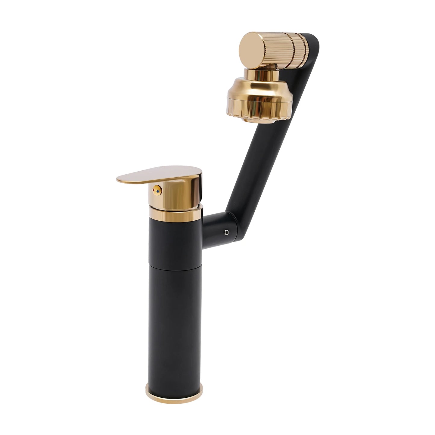 Bathroom Sink Faucet with 360° Swivelling, 2 Water Outlet Modes Hose Connection, Multifunctional Rotating Tap, for Home Use, RVs