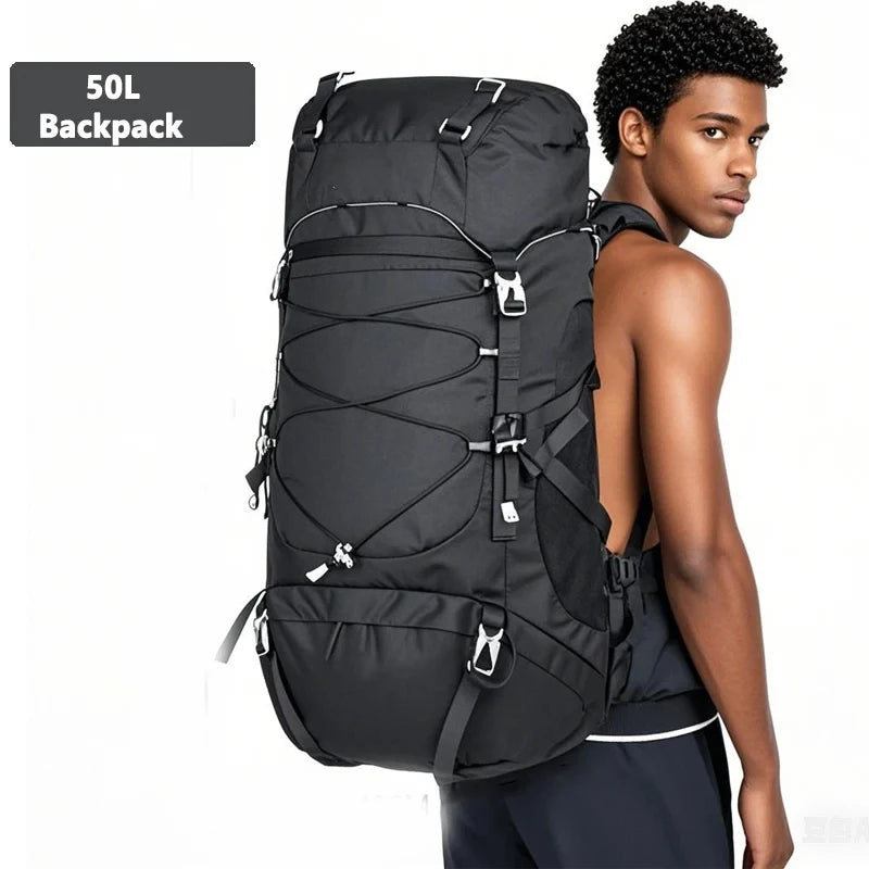 50L 130L Hiking Backpack for Camping and Outdoor Adventures