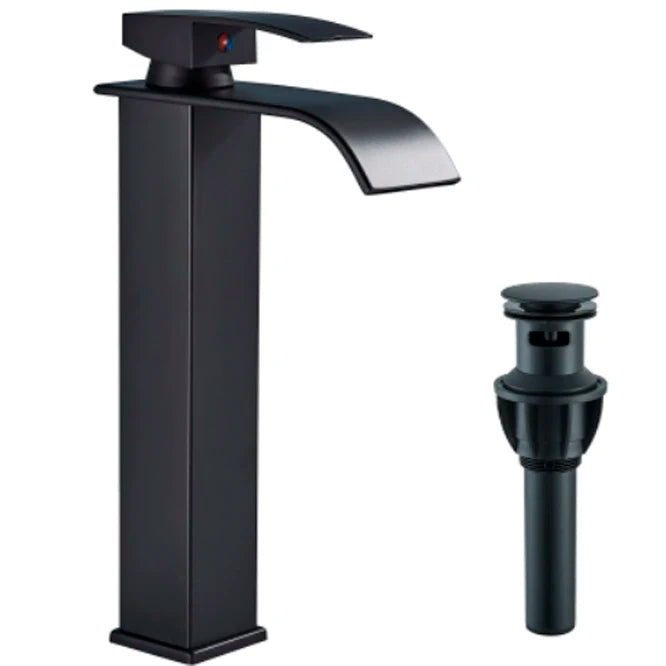 Basin Faucet 5 Colors Deck Mounted Single Handle Bathroom Crane Long Spout Lavatory Sink Hot Cold Mixer Tap