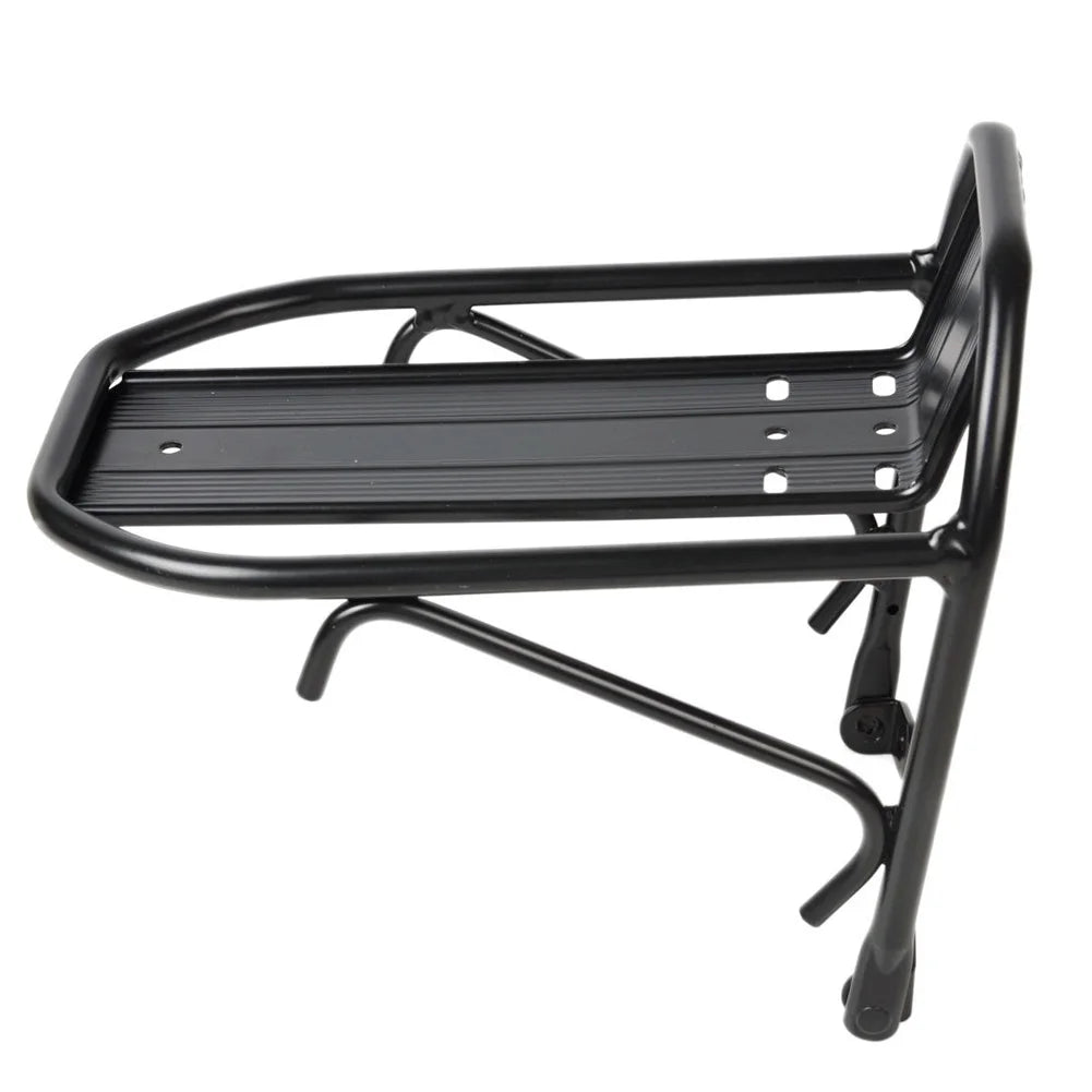 Aluminum Alloy Bike Front Rack for Pannier Cargo Support