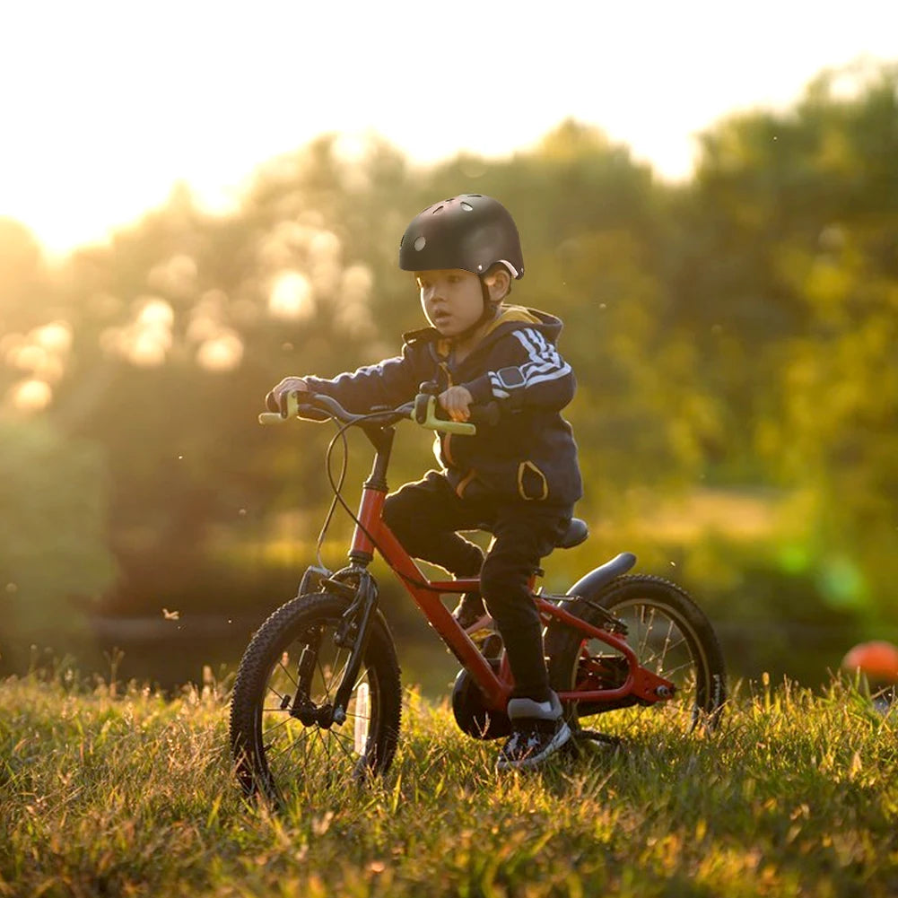 Kids Bike Helmet Knee Elbow Wrist Pads Toddler Helmet with Protective Gear Set for Bicycle Cycling Skateboard Scooter Skating