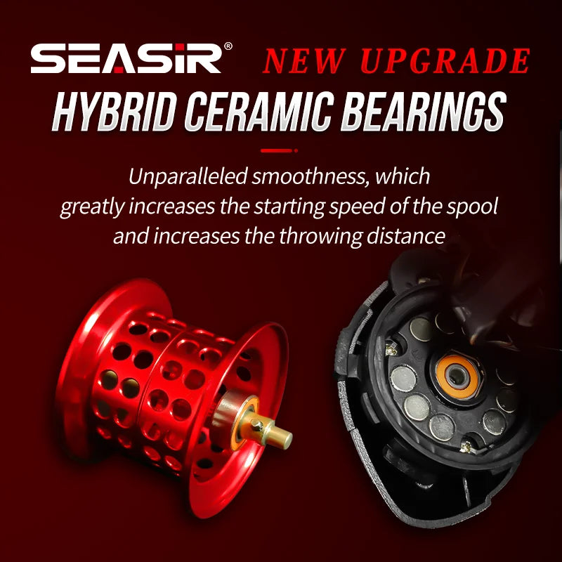 SeaSir Mansory Baitcasting Reel Ultralight Carbon 11 Plus 1