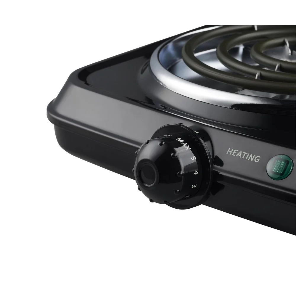 XMSJ Portable Double Burner Hot Plate 1800W Compact