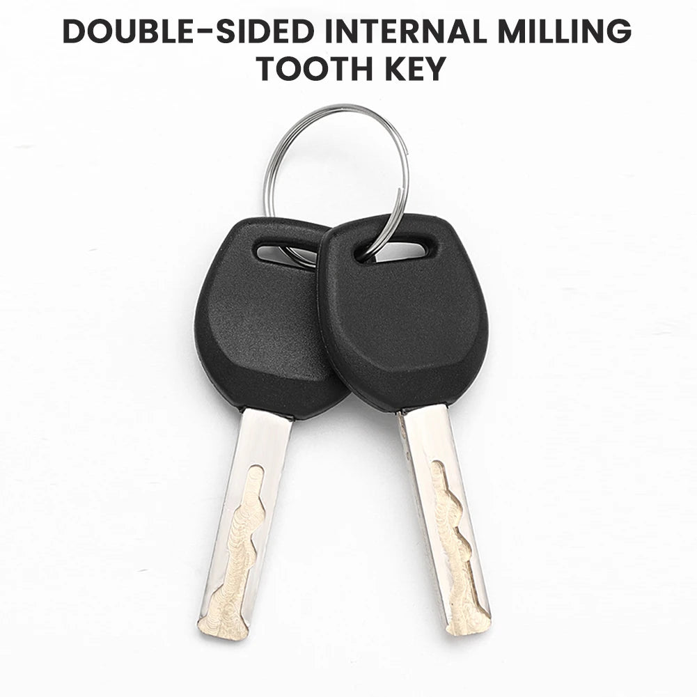 Bicycle U Lock with Mounting Bracket Bicycle U-shaped Lock with 2 Keys Bicycle U-Lock for Road Mountain Electric Bike
