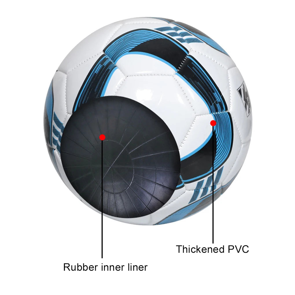 Size 5 Football Thickened PVC Leather Football For Children Youth Training Special Match Soccer Ball Outdoor Indoor Sports