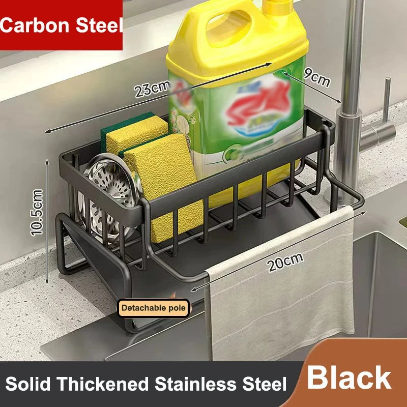 Hign Concerned Kitchen Sink Drain Rack Organizer Plastic