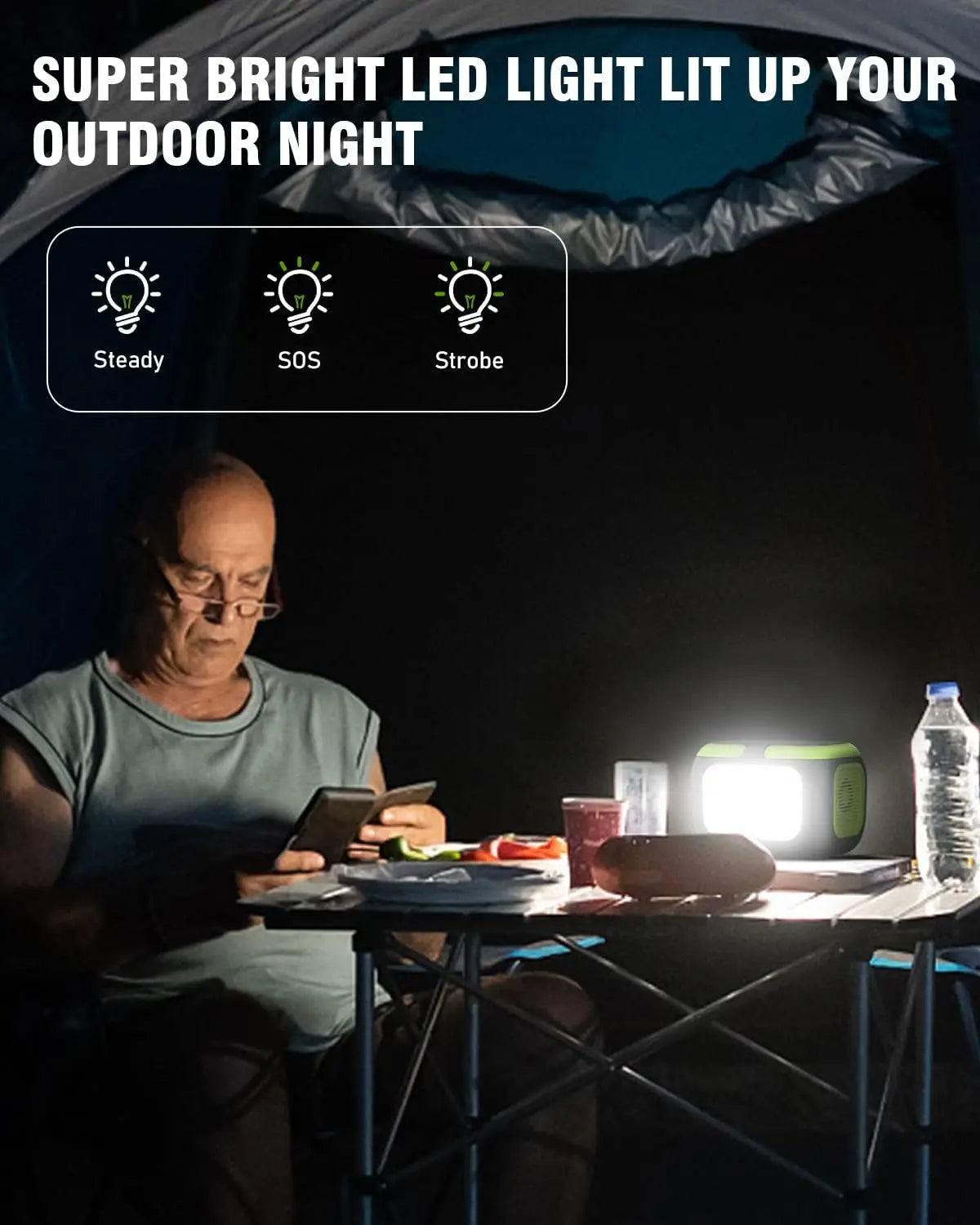 200W Portable Power Station Solar Generator for Camping