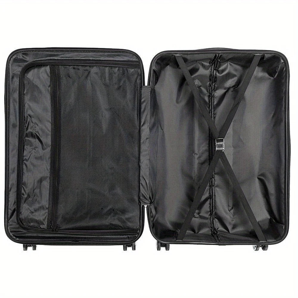 3 Piece Luggage Travel Set Hard Shell ABS With TSA Lock