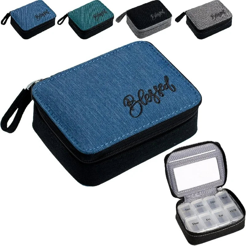 CN Pill Organizer Case Seven Day Pill Box For Vitamins
