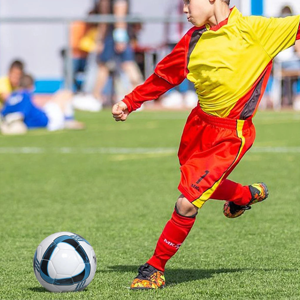 Size 5 Football Thickened PVC Leather Football For Children Youth Training Special Match Soccer Ball Outdoor Indoor Sports