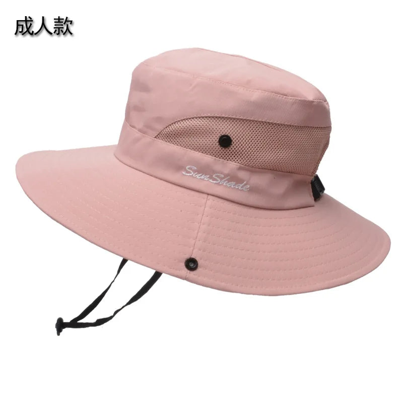 CN Outdoor Bucket Hat Men Summer Breathable Panama Cap