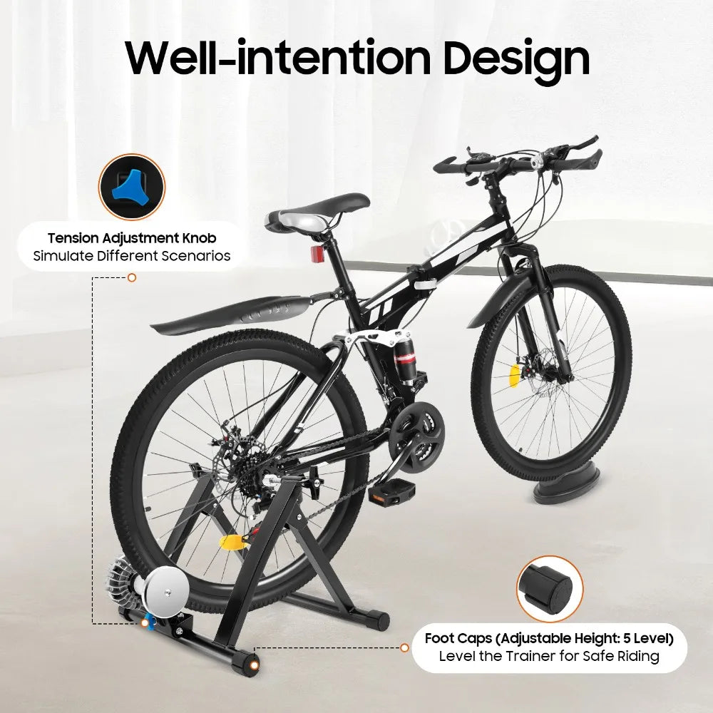 Indoor Bicycle Trainer Stand for 26-29 Inch Bikes
