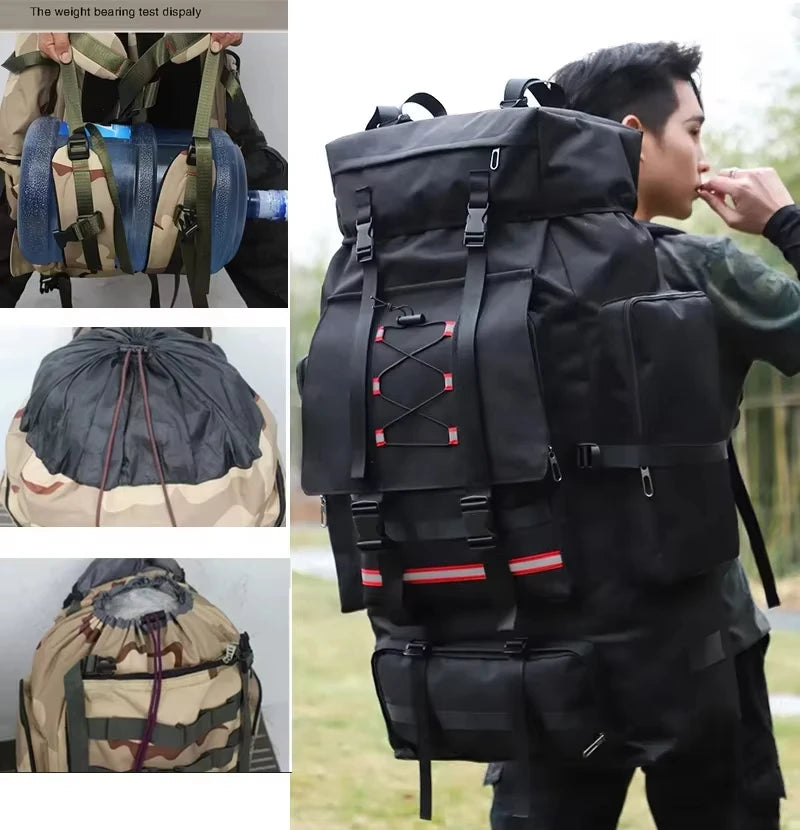 50L 130L Hiking Backpack for Camping and Outdoor Adventures