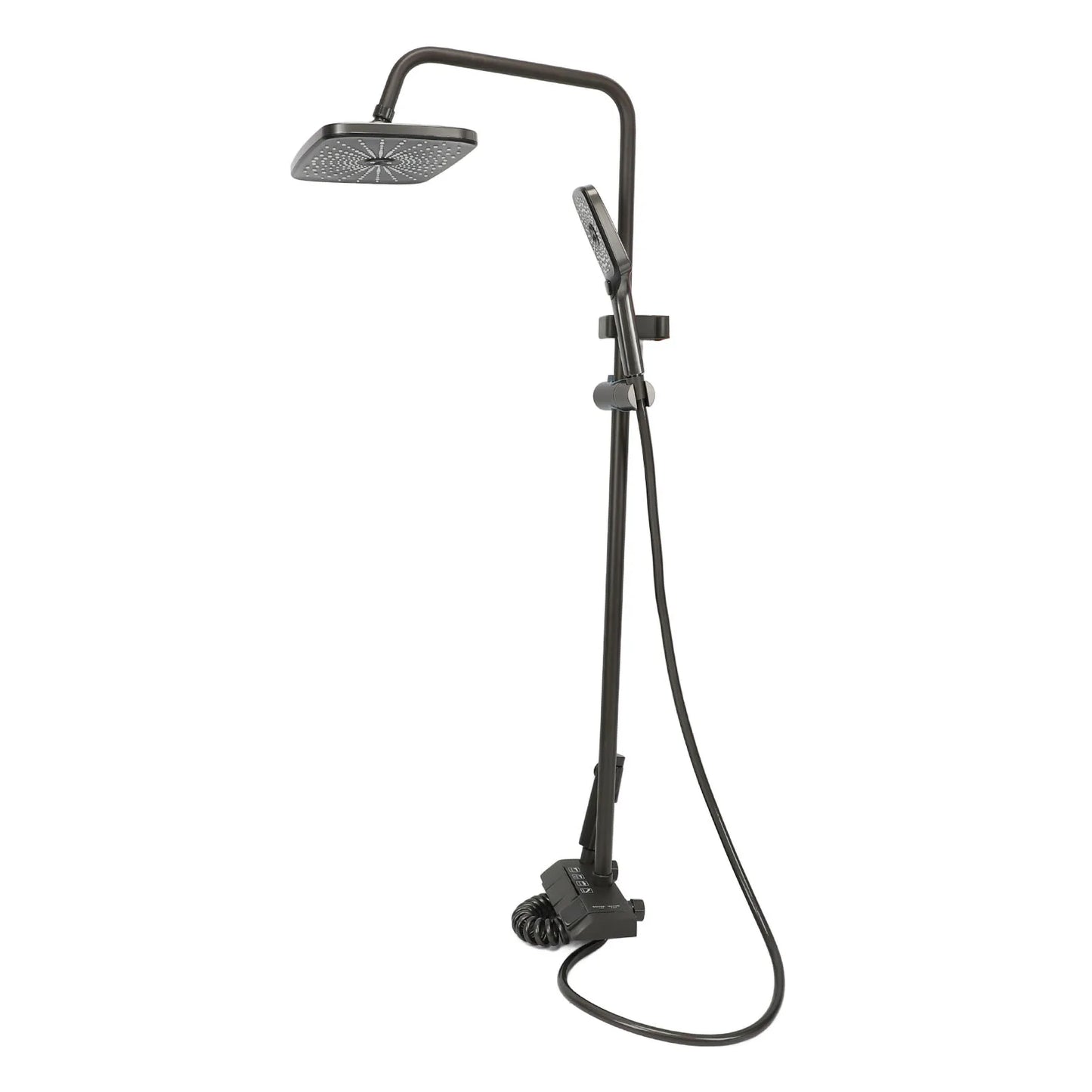Bathroom Shower Head Set NPT 1/2 Push Button Comfortable Rainfall Shower Head With Handheld Sprayer Combo