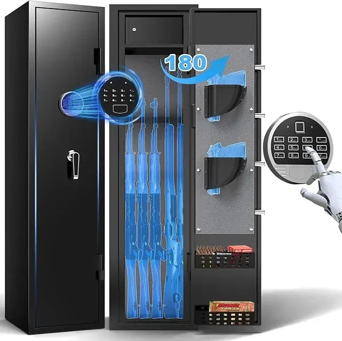 Hignconcerned Gun Safe With Drawer And Removable Shelf