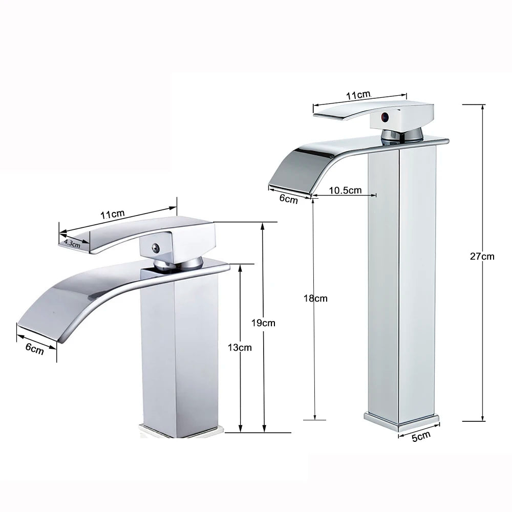 SAFLIHCAR Brass Single Hole Deck Mounted Basin Faucet