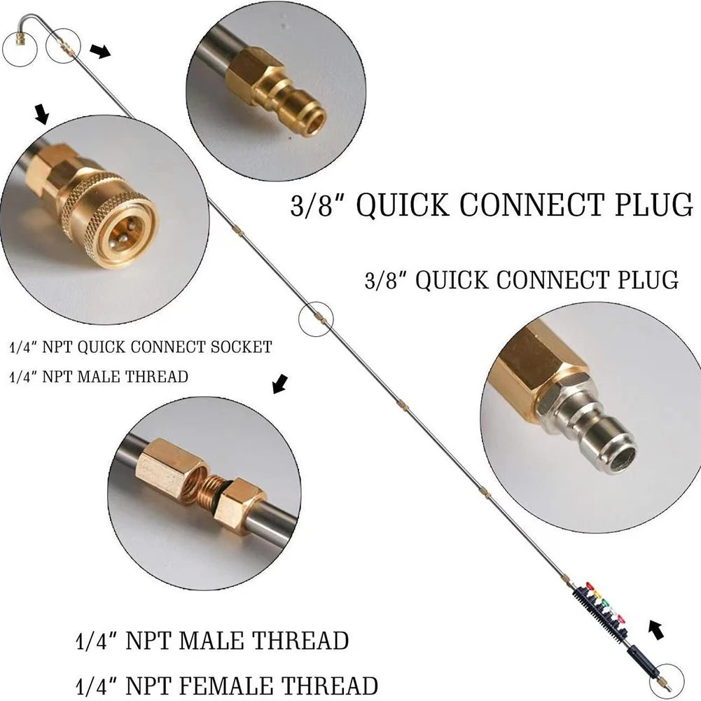 APWIKOGER Pressure Washer Lance Extension Set 4000 PSI