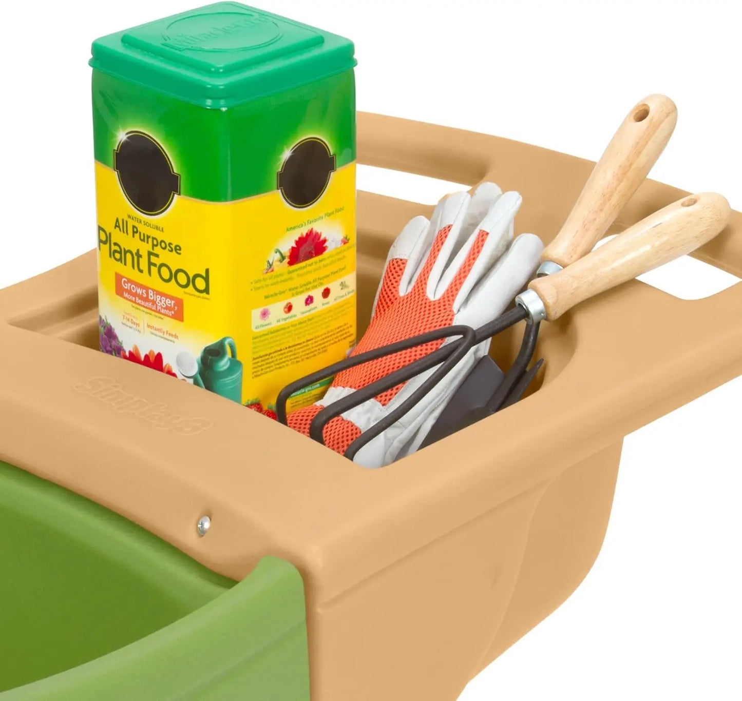 Easy Haul Wheelbarrow With Garden Tool Storage Tray