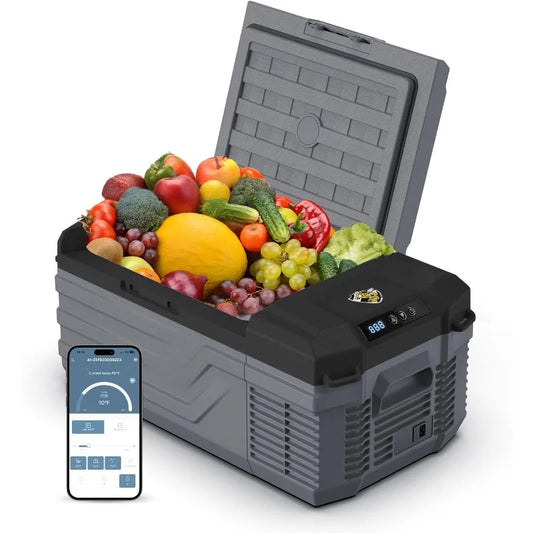 12 Volt Portable Car Refrigerator 16 Quart Electric Cooler