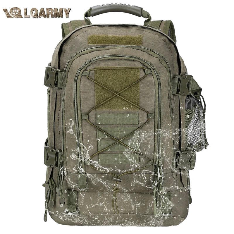 LQARMY Tactical Backpack Molle Assault Pack For Travel