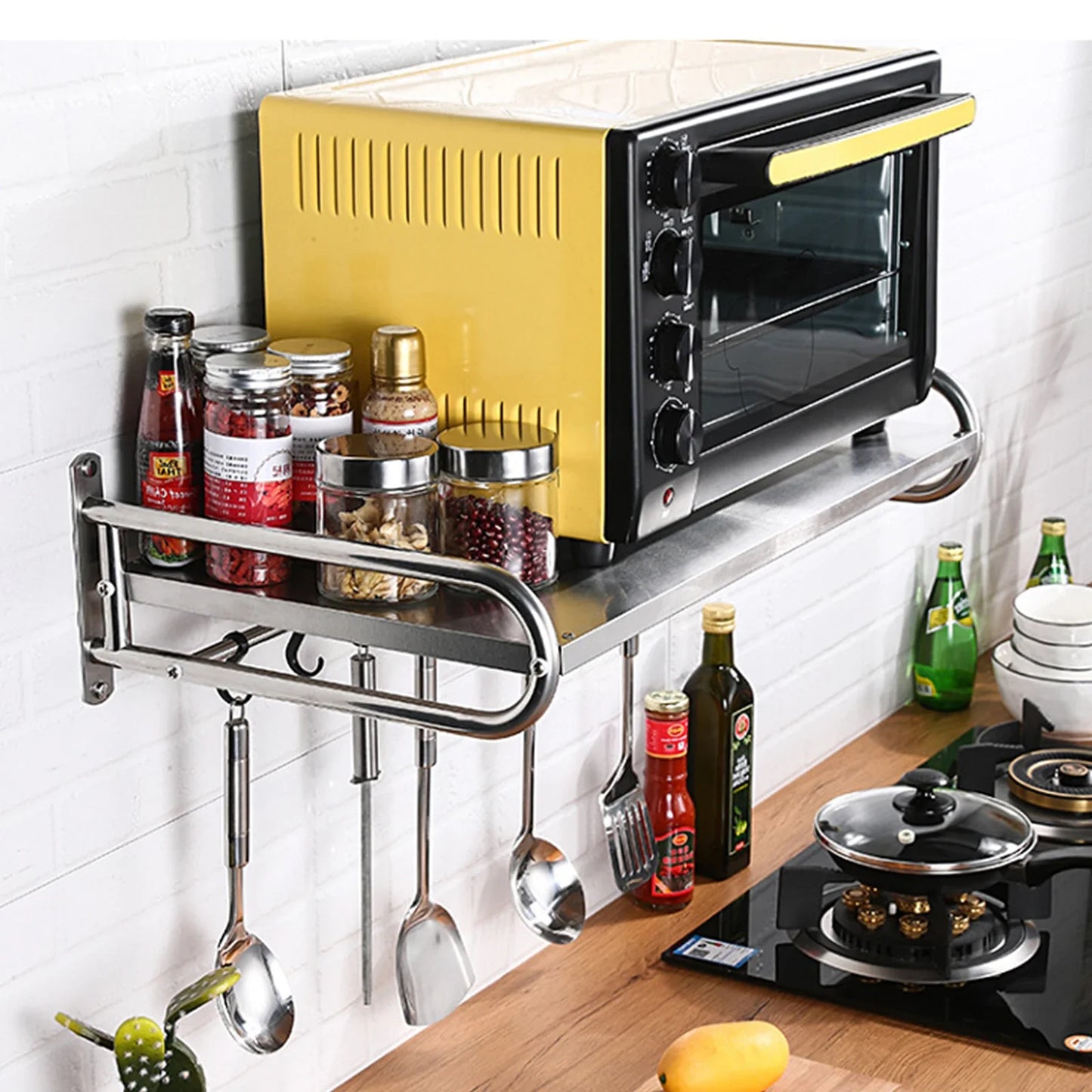 Hign Concerned Stainless Steel Microwave Oven Rack Shelf