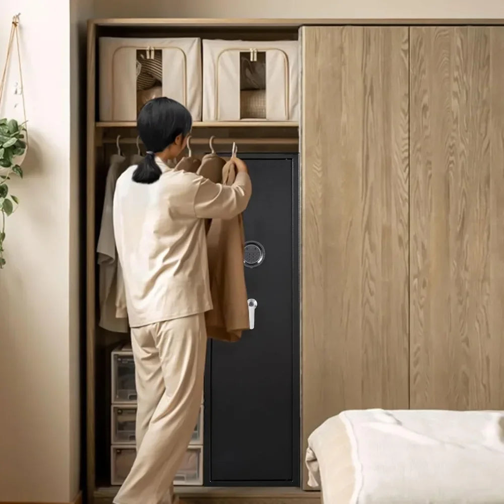 Hignconcerned Gun Safe With Drawer And Removable Shelf