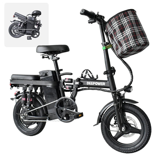 IDOTATA 48V 10Ah Foldable Electric Bike for Urban Commuting