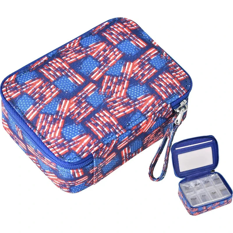 CN Pill Organizer Case Seven Day Pill Box For Vitamins