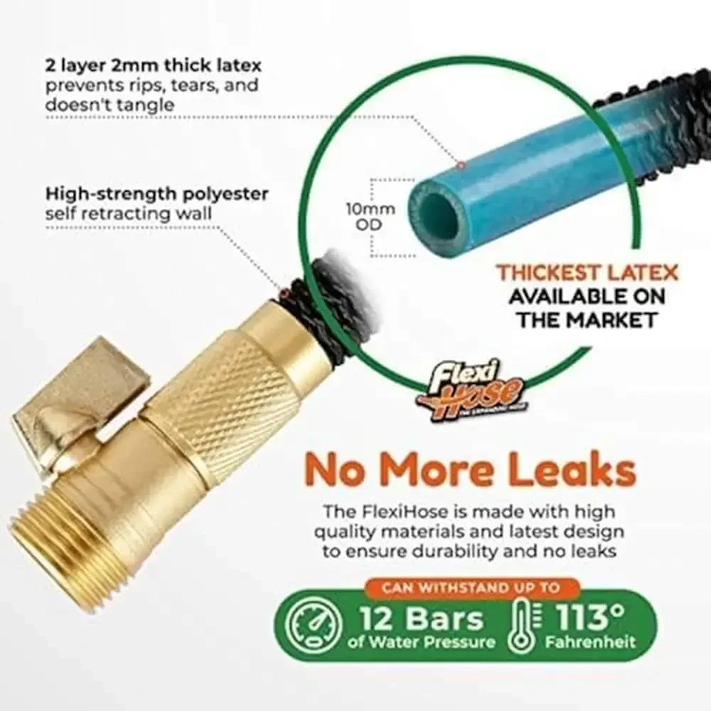 Hign-concerned Expandable Garden Hose No Kink Fittings