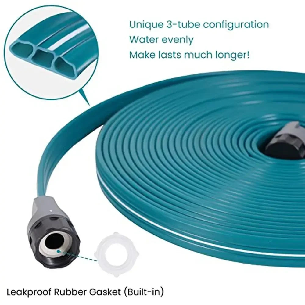 Hign-Concerned Garden Soaker Hose With Stakes for Lawn