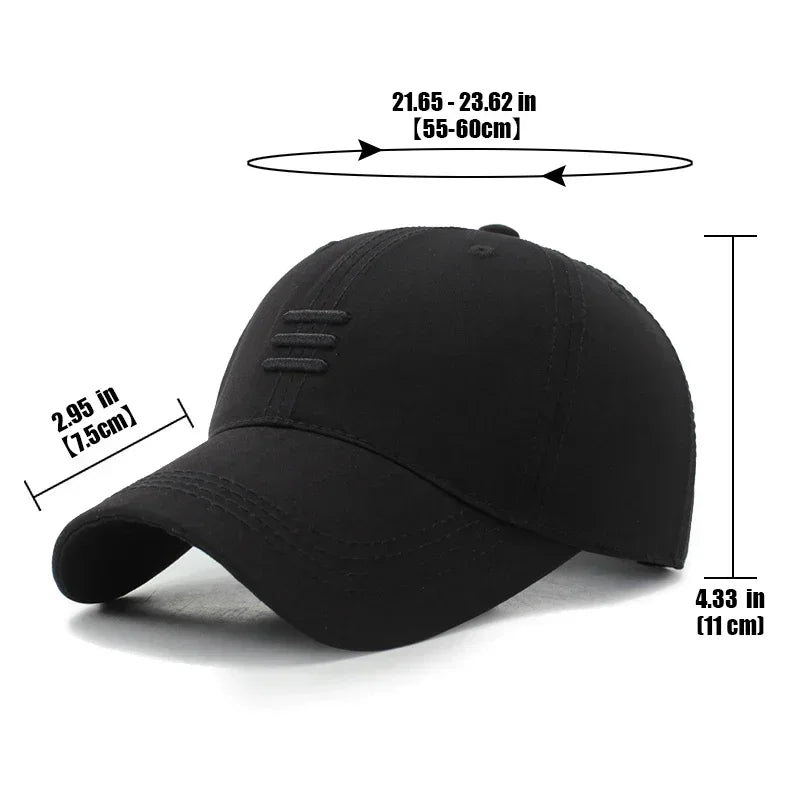 YBCN Soft Top Cotton Baseball Cap Unisex Snapback Hat