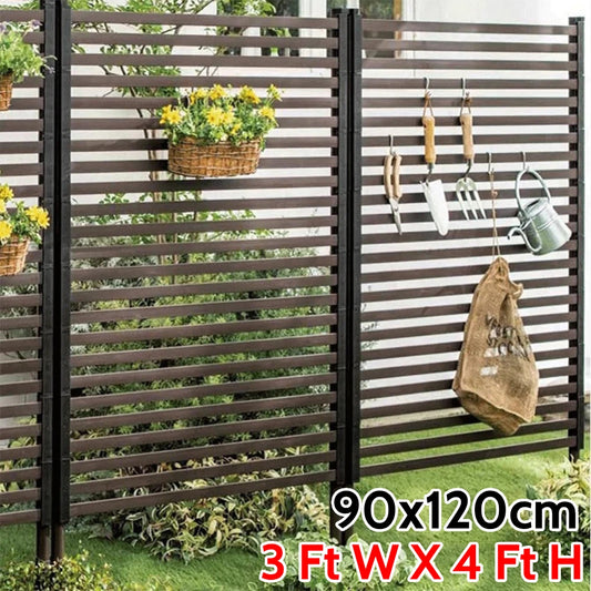 Shunmaii Metal Privacy Fence Screen PE Coated Steel