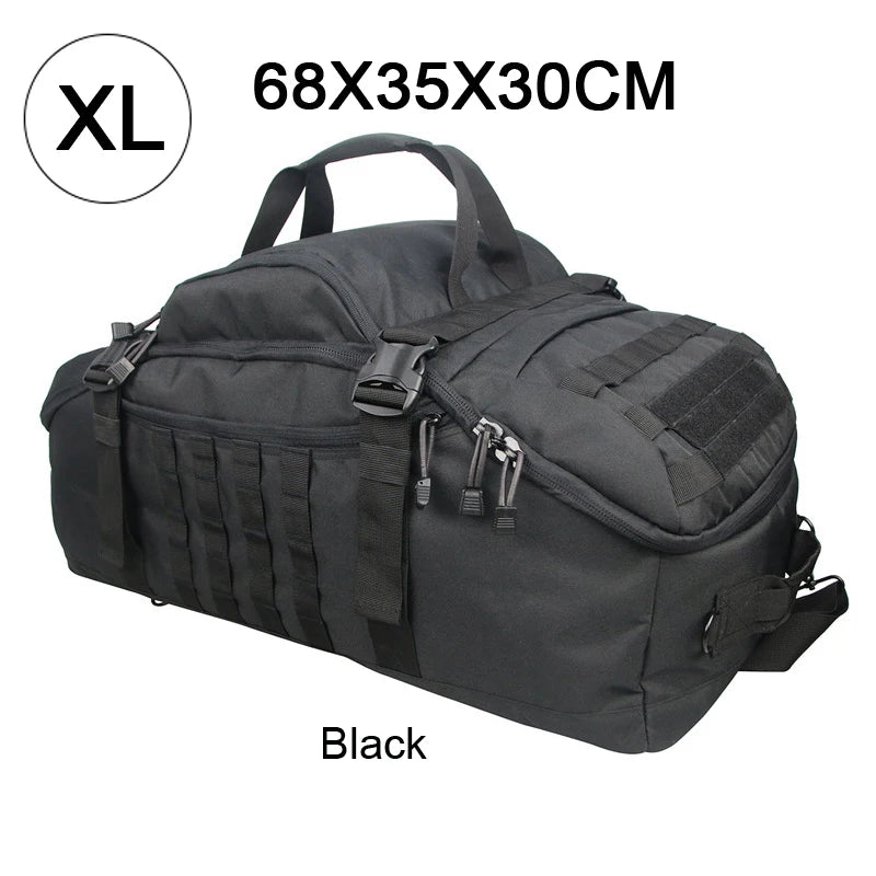 QCN Travel Bag Molle Tactical Gym Duffle For Camping