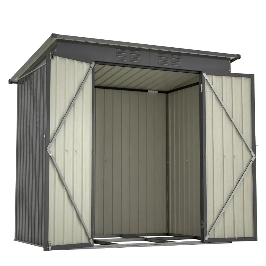 Hign Concerned Outdoor Storage Shed All Weather Tool Garden