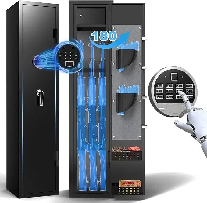 Hignconcerned Gun Safe With Drawer And Removable Shelf