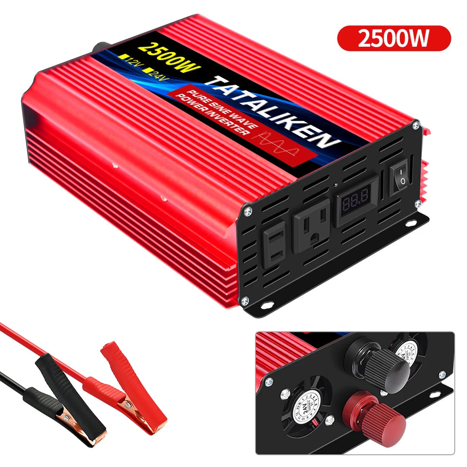 TATALIKEN Pure Sine Wave Inverter 10000W DC To AC Portable