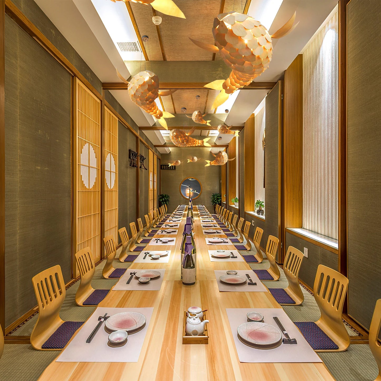 Vrygle Modern LED Fish Shaped Pendant Light Adjustable