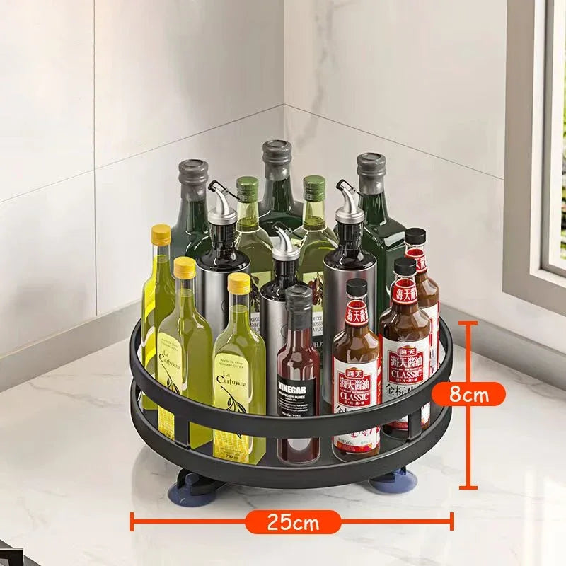 Hign Concerned 360 Rotation Spice Rack Organizer Kitchen
