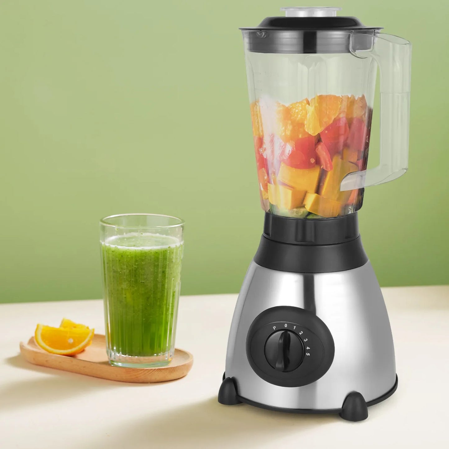 Bymaocar Countertop Food Processor 800W Multifunctional Mixer