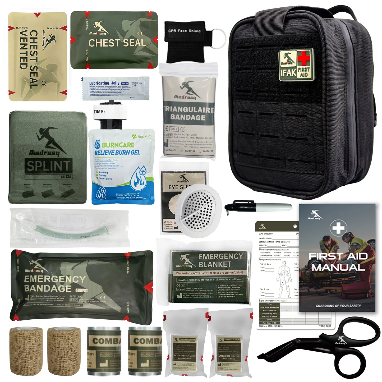 Medresq IFAK First Aid Kit Emergency Bleeding Control Gear