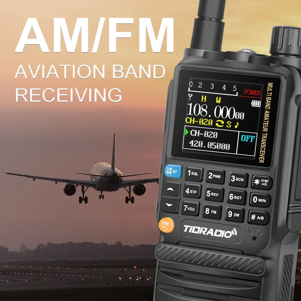 TIDRADIO H3 Walkie Talkies Long Range Wireless Set