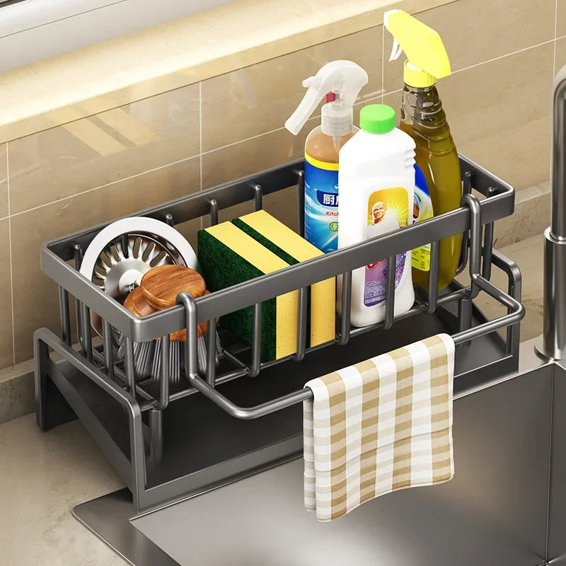 Hign Concerned Kitchen Sink Drain Rack Organizer Plastic
