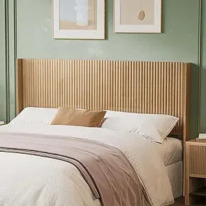 RBXC Wood Headboard Wall Mounted Rustic Farmhouse Style
