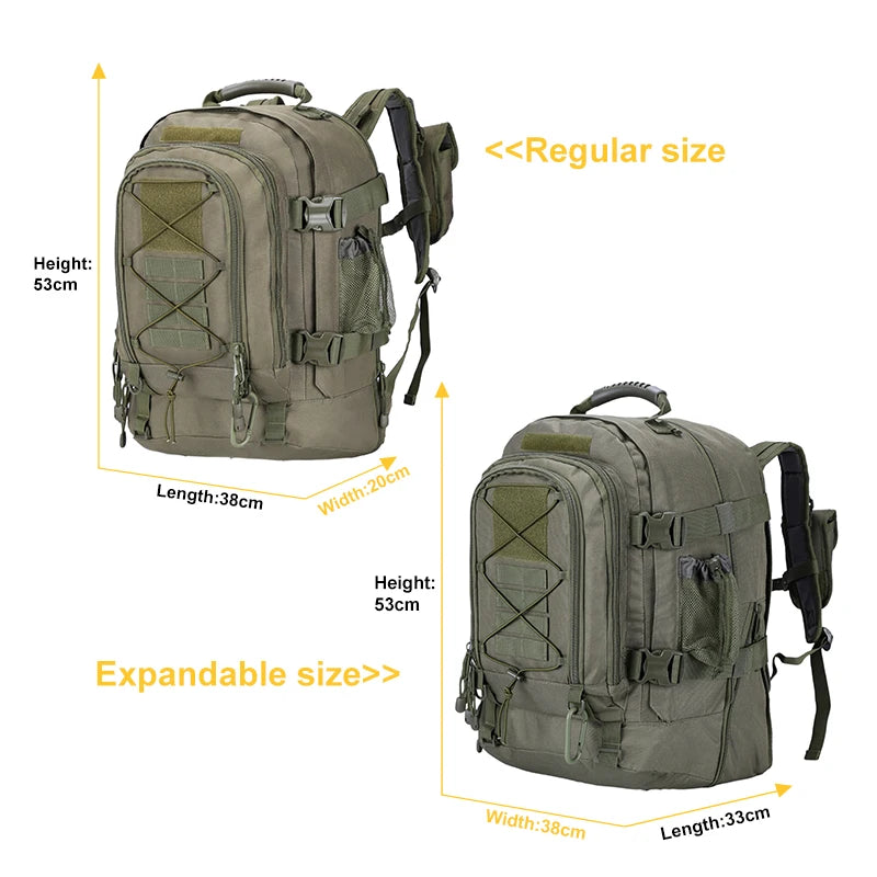 LQARMY Tactical Backpack Molle Assault Pack For Travel