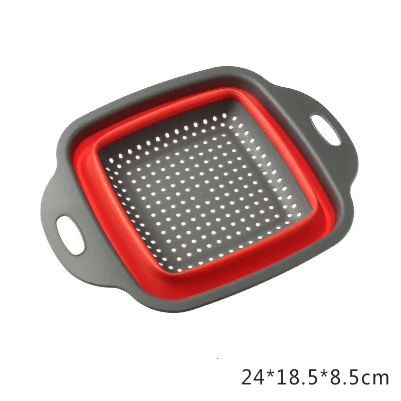 Foldable Vegetable Washing Basket Collapsible Drainer