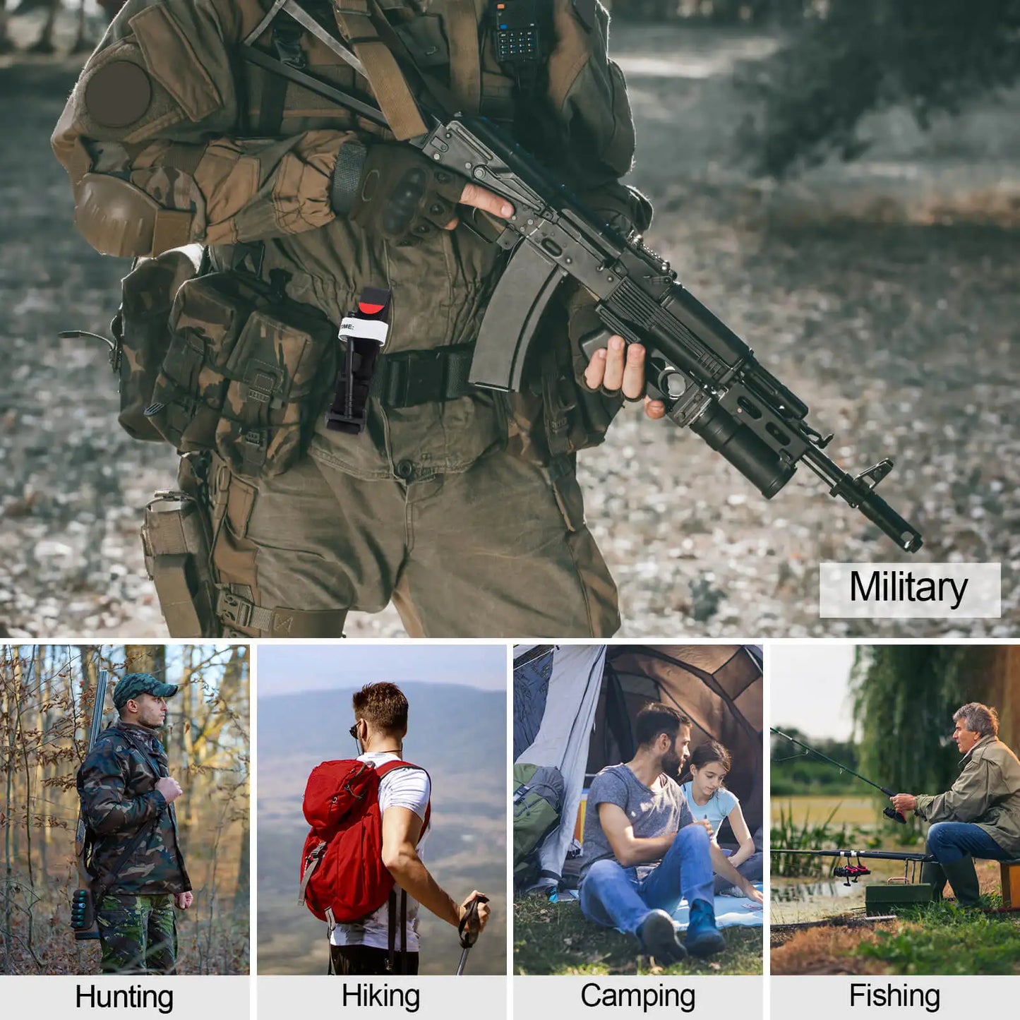 Aluminum Tourniquet Emergency Medical Spinning Belt Survival